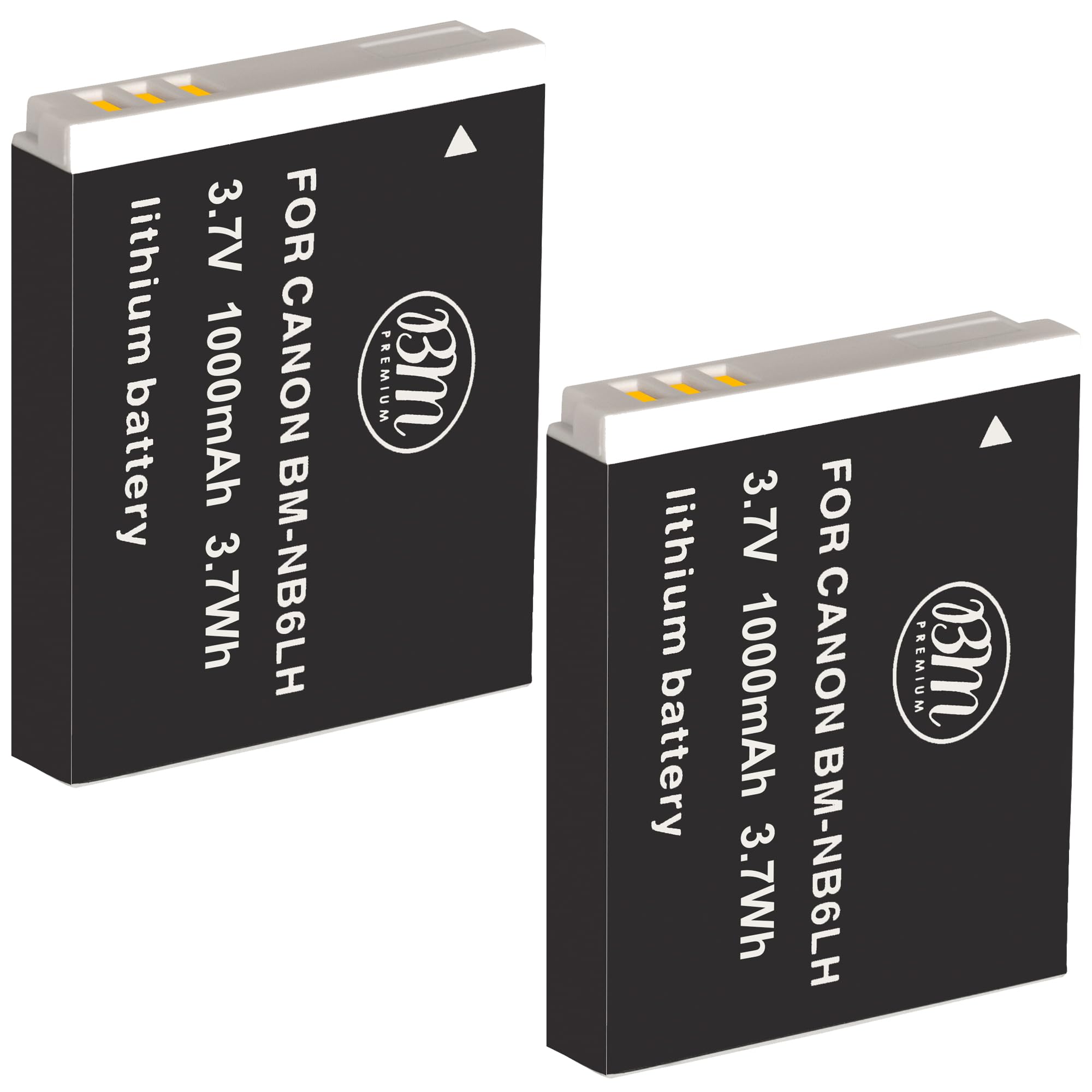 Amazon.com : BM Premium 2 Pack of NB-6L, NB-6LH Batteries for